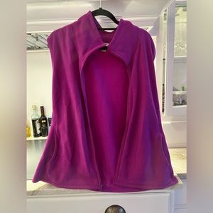 Fleece Purple Vest